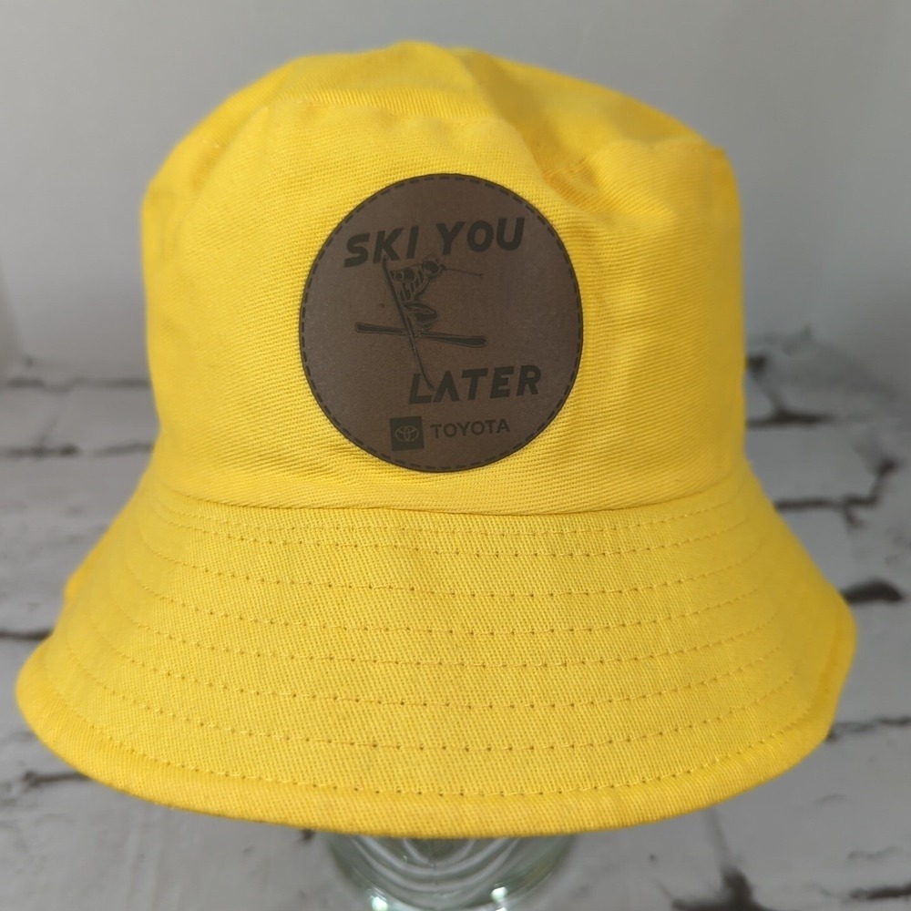 Bucket Hat Ski You Later‎ Yellow Womens